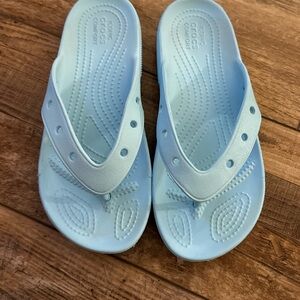 CROCS Light Blue Comfort Sandals